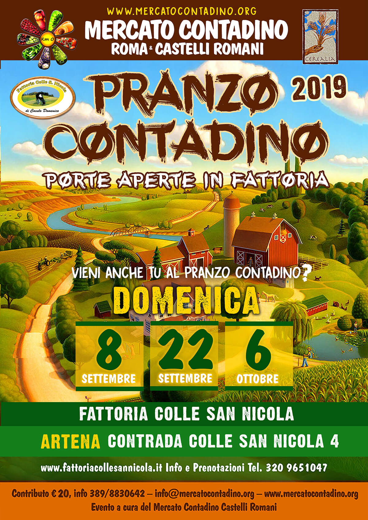CONTADINO IN FATTORIA SAN NICOLA 2019 PRANZO