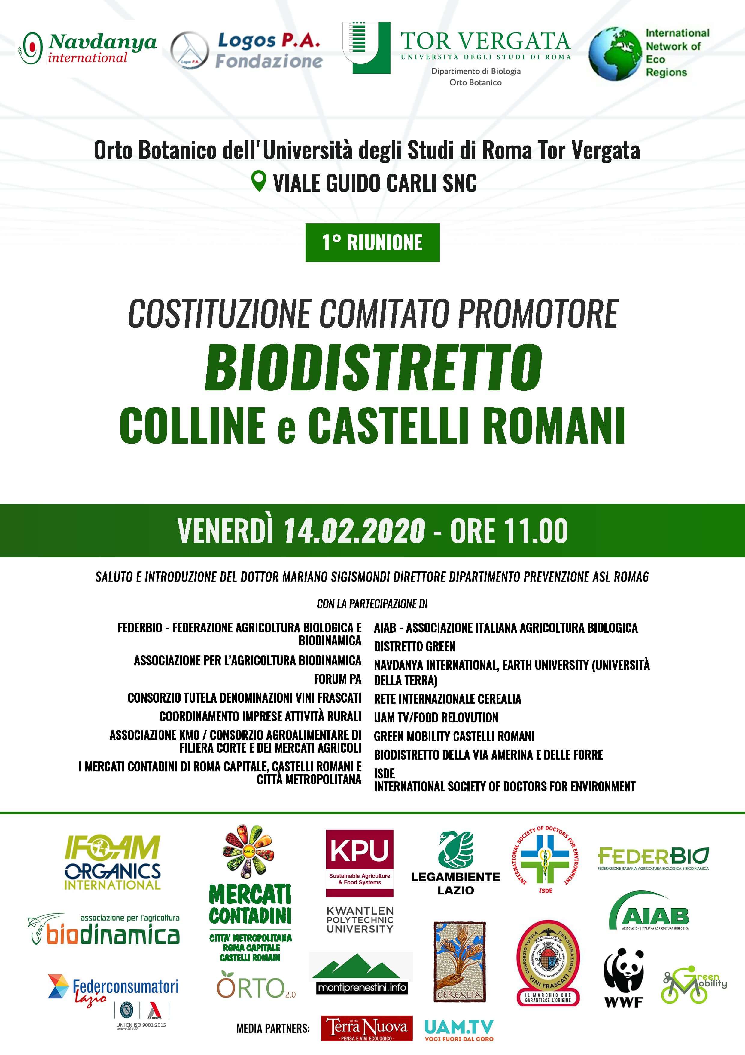 biodistretto colline castelli romani roma costituzione