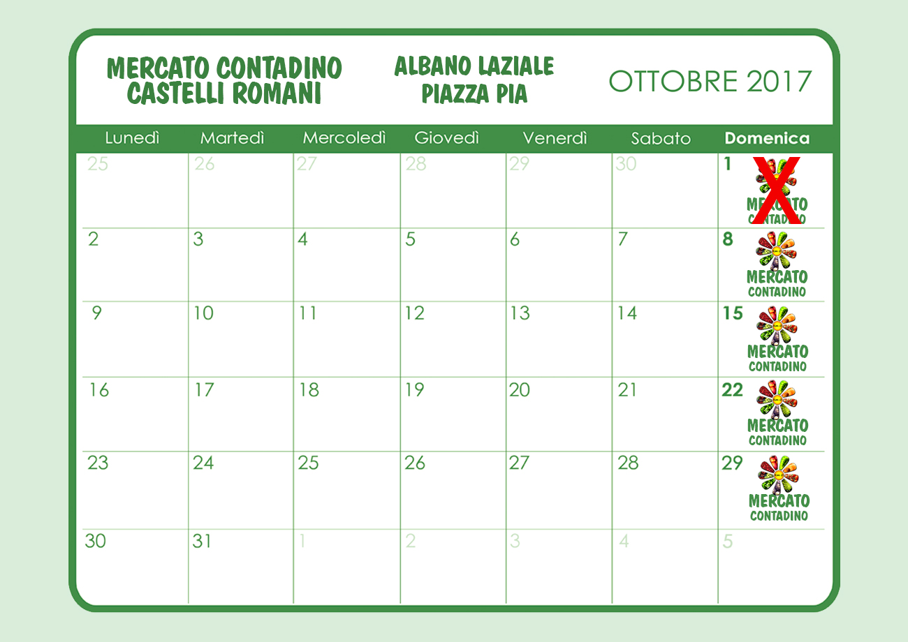 mercato contadino castelli romani albano laziale