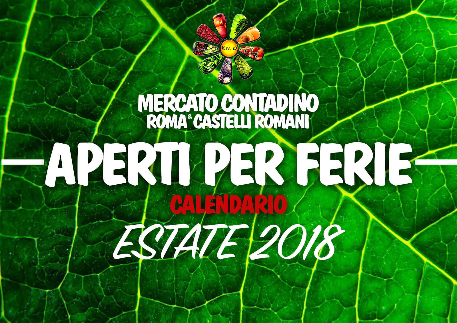 calendario estivo 2018