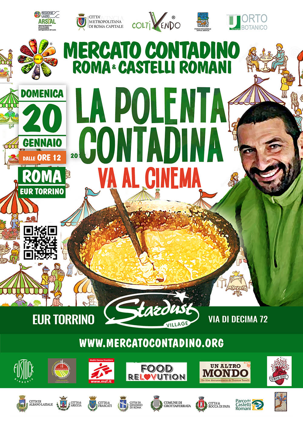 mercato contadino roma eur torrino polenta 2019