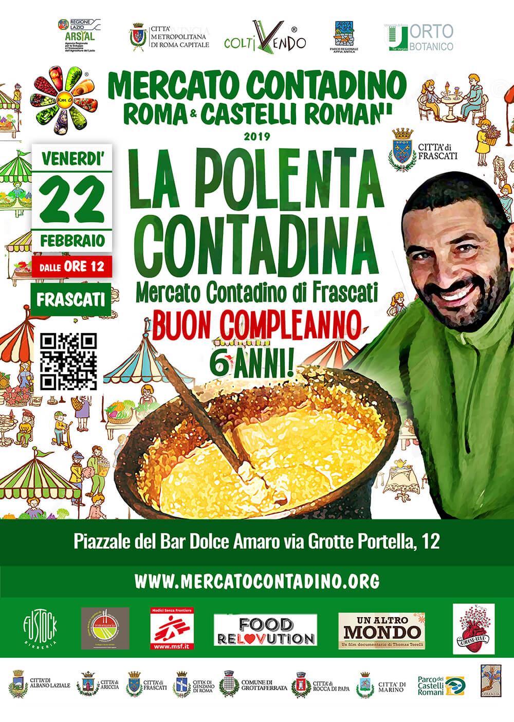 mercato contadino frascati km0 roma castelli romani 2019