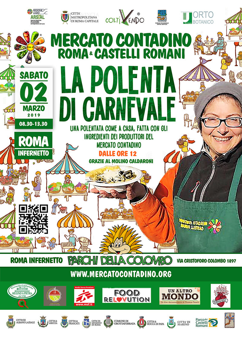 carnevale mercato contadino frascati km0 roma parchi della colombo 2019