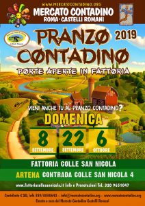 CONTADINO IN FATTORIA SAN NICOLA 2019 PRANZO