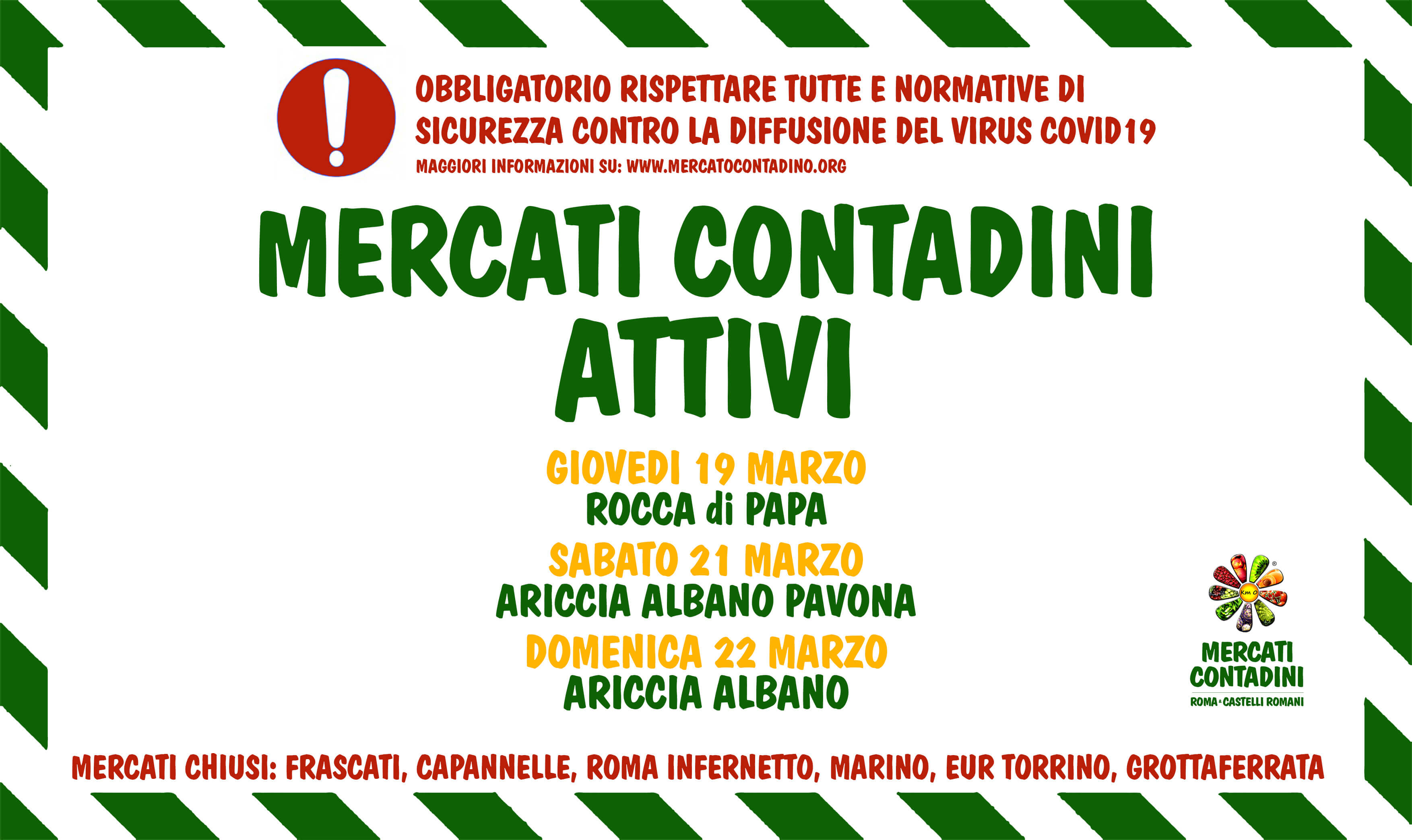 MERCATI CONTADINI ATTIVI
