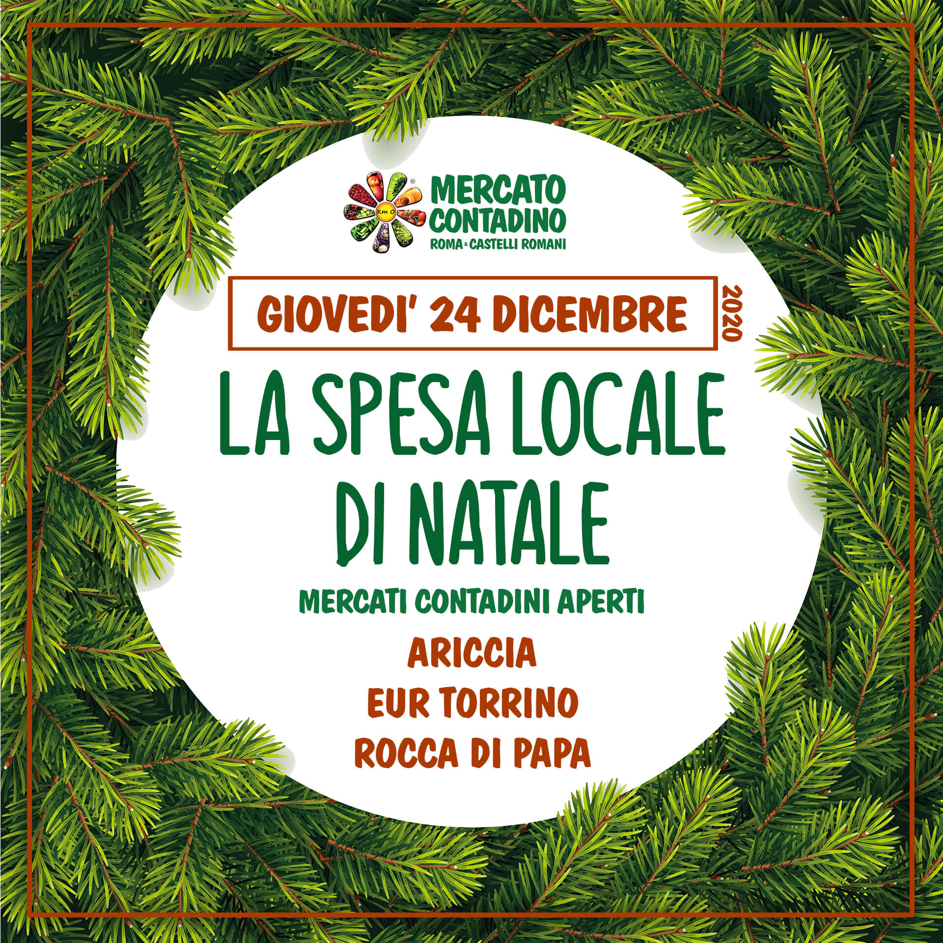 mercati contadini giovedi 24 dicembre natale