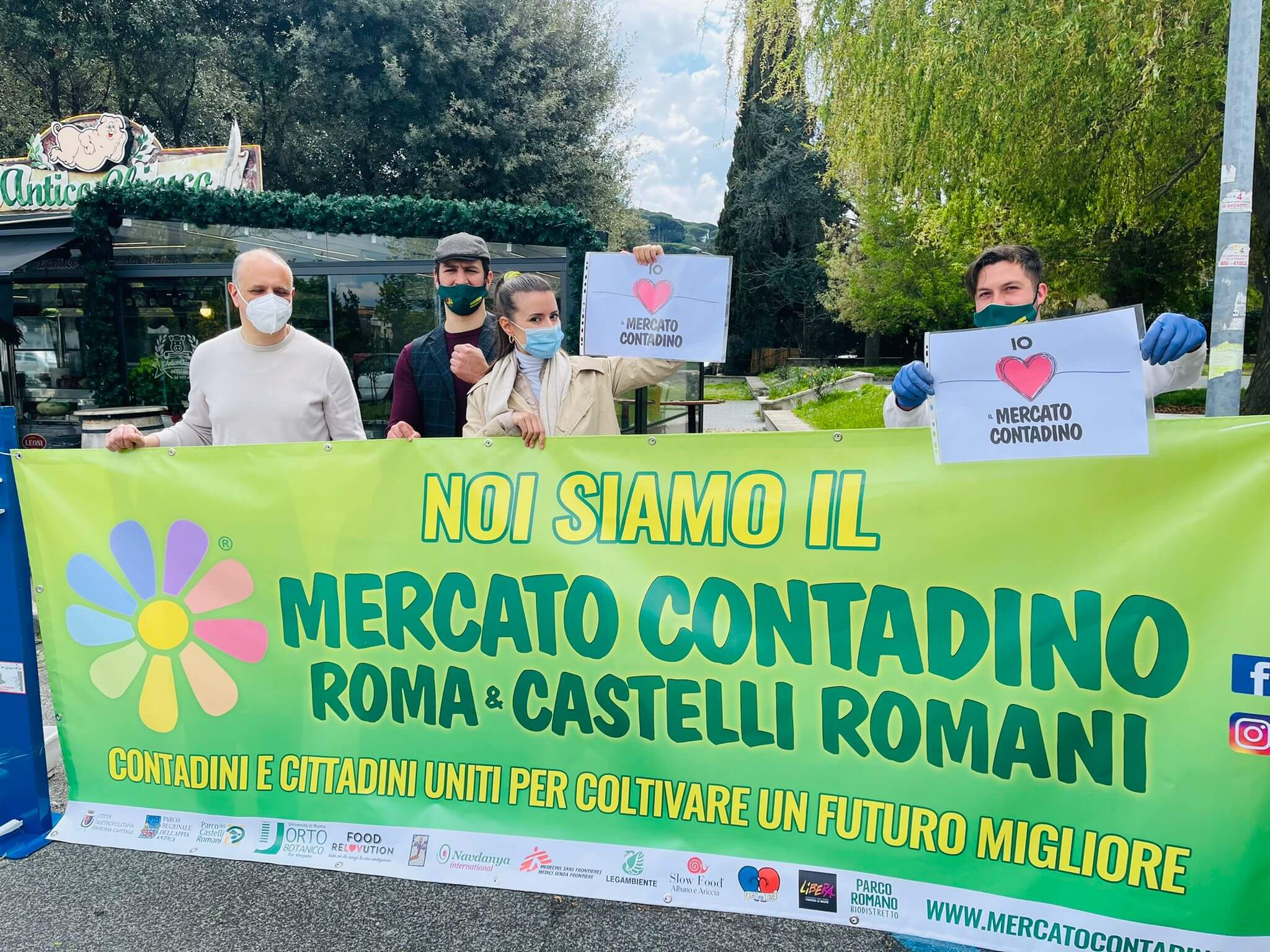 Mercato Contadino Grottaferrata Gabriele Casella e Laura Canali _