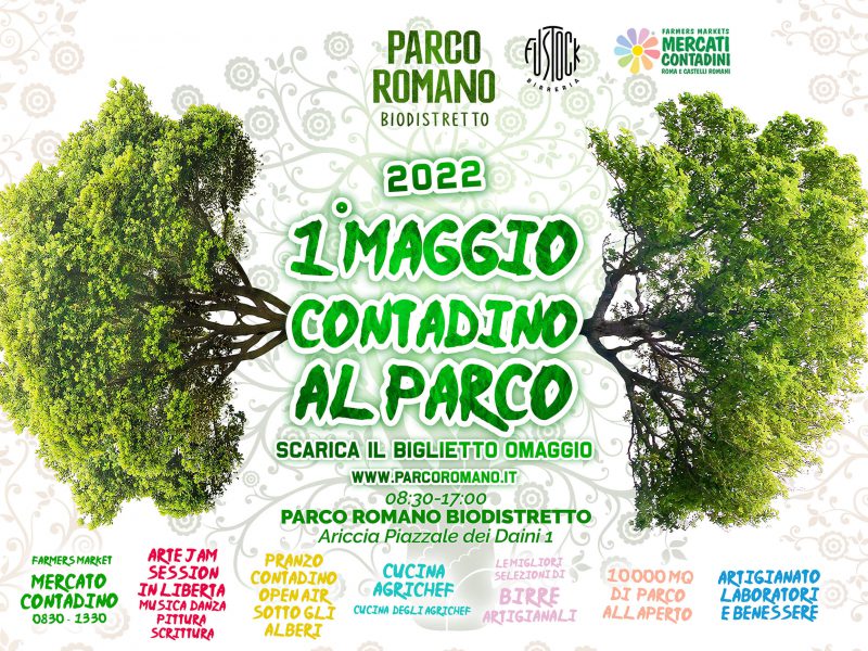 primo 1 maggio parco 2022 castelli romani parco romano biodistretto