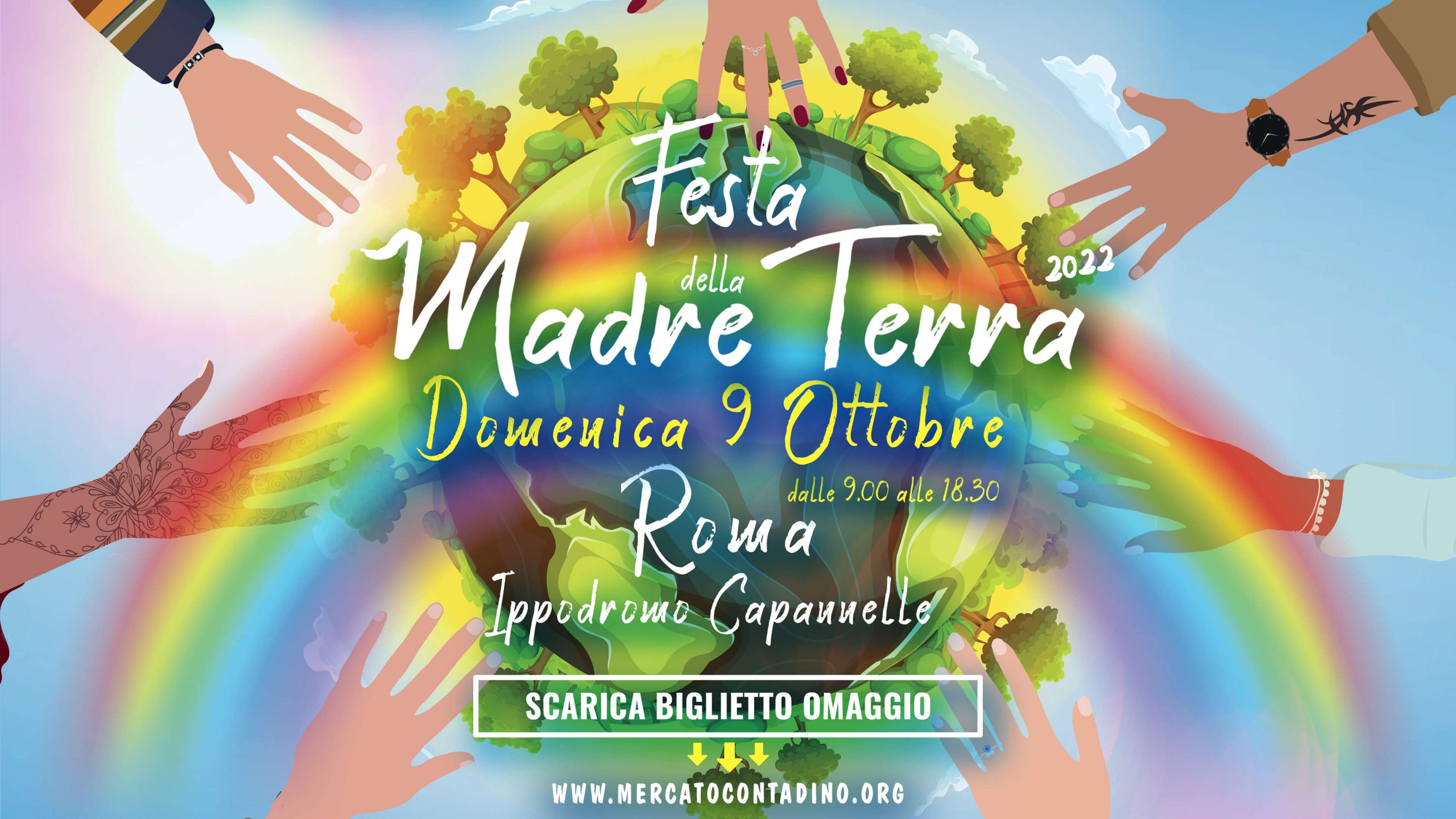 mercato contadino festa madre terra 2022 domenica 9 ottobre roma mercato contadino