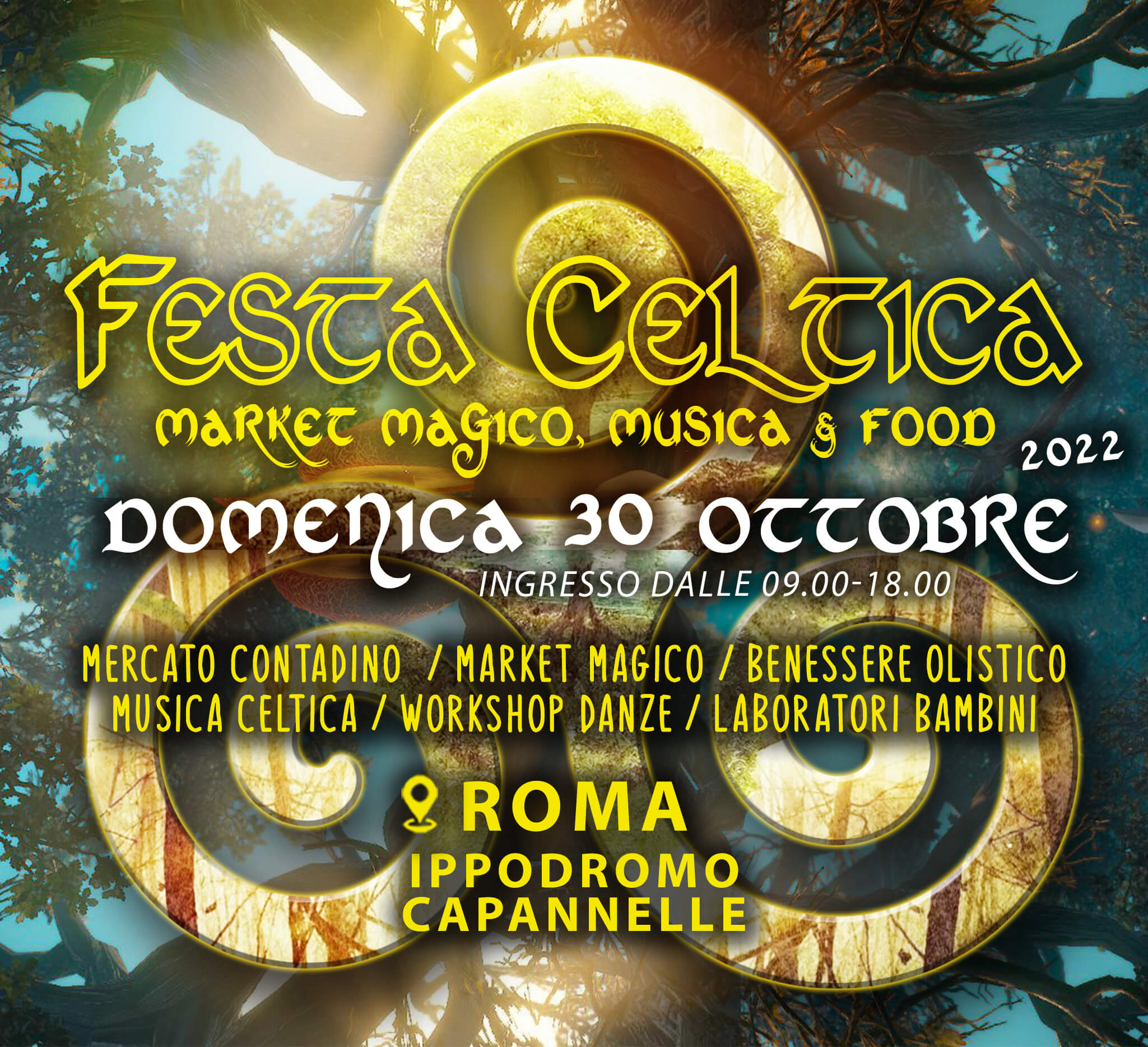 festa celtica roma 30 ottobre 2022 ippodromo capannelle
