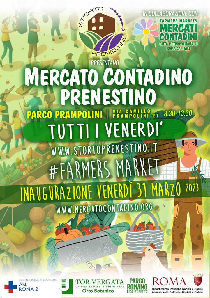 mercato contadino prenestino parco prampolini roma farmer market