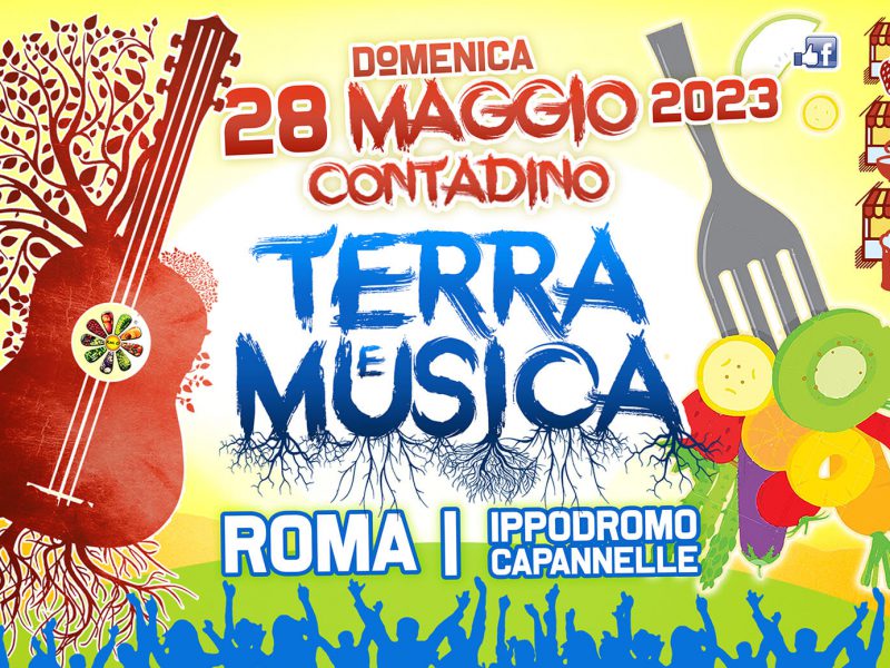 evento roma terra musica 2023 roma domenica 28 maggio mercato contadino