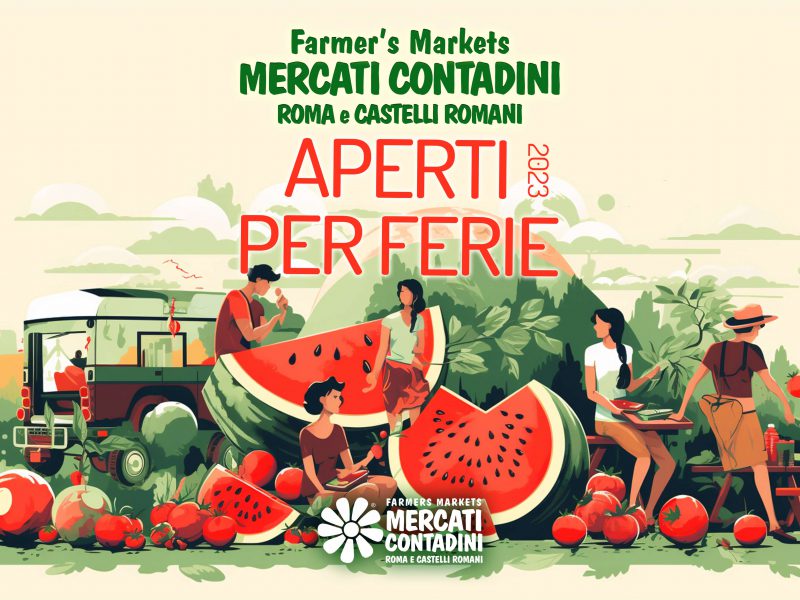apertura ferie 2023 mercati contadini roma castelli romani