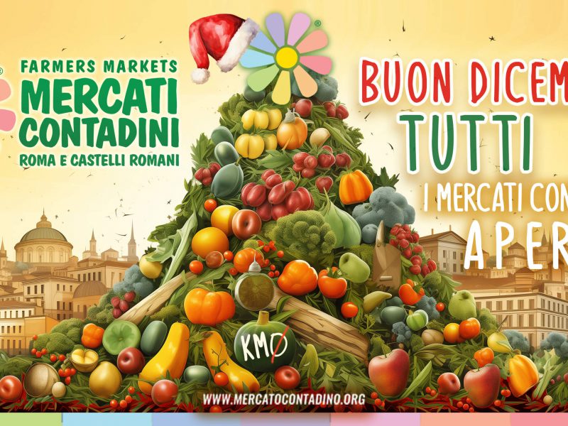 mercati contadini Roma aperti dicembre Castelli Romani