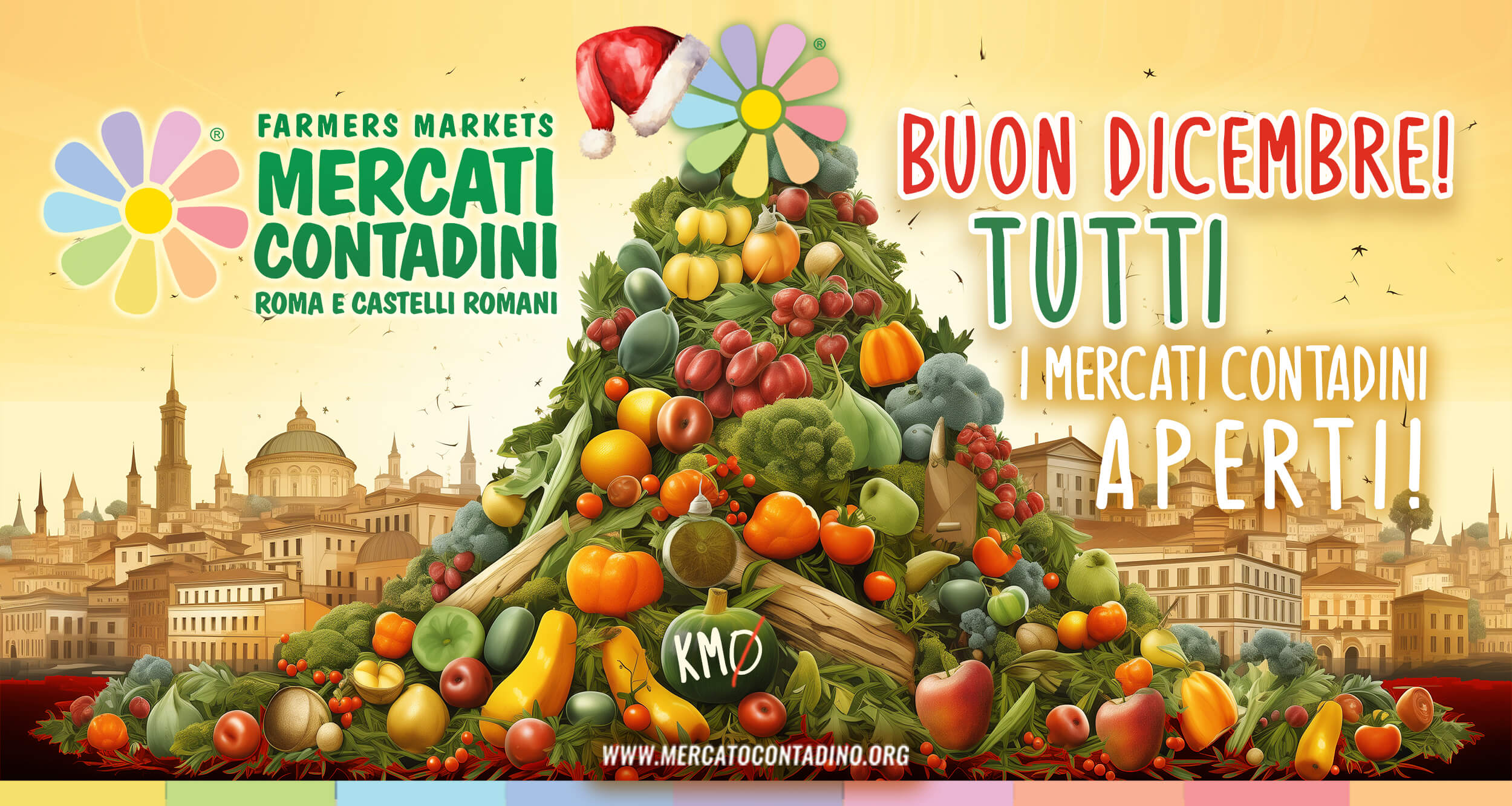 mercati contadini Roma aperti dicembre Castelli Romani