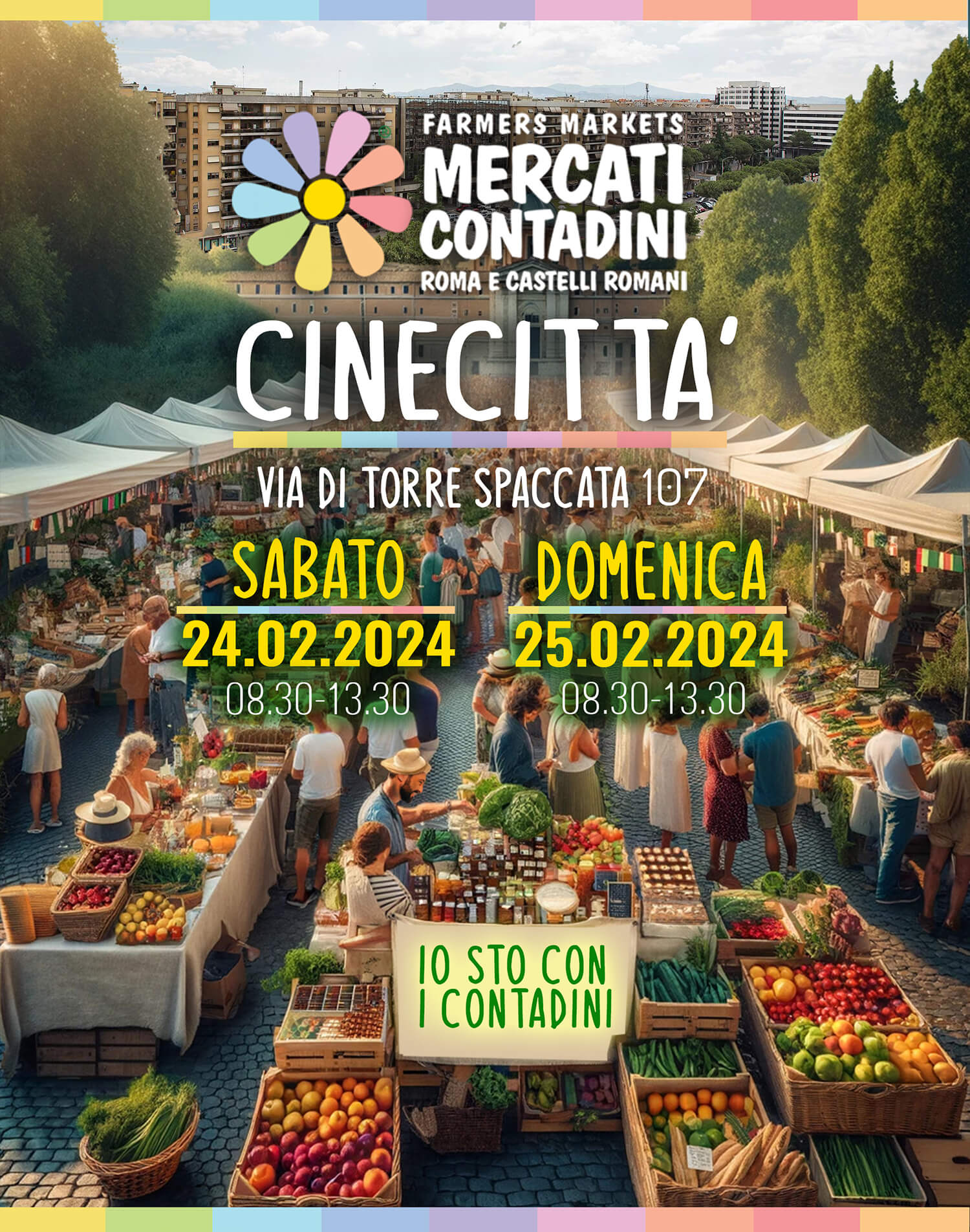 cinecitta capannelle mercato contadino roma