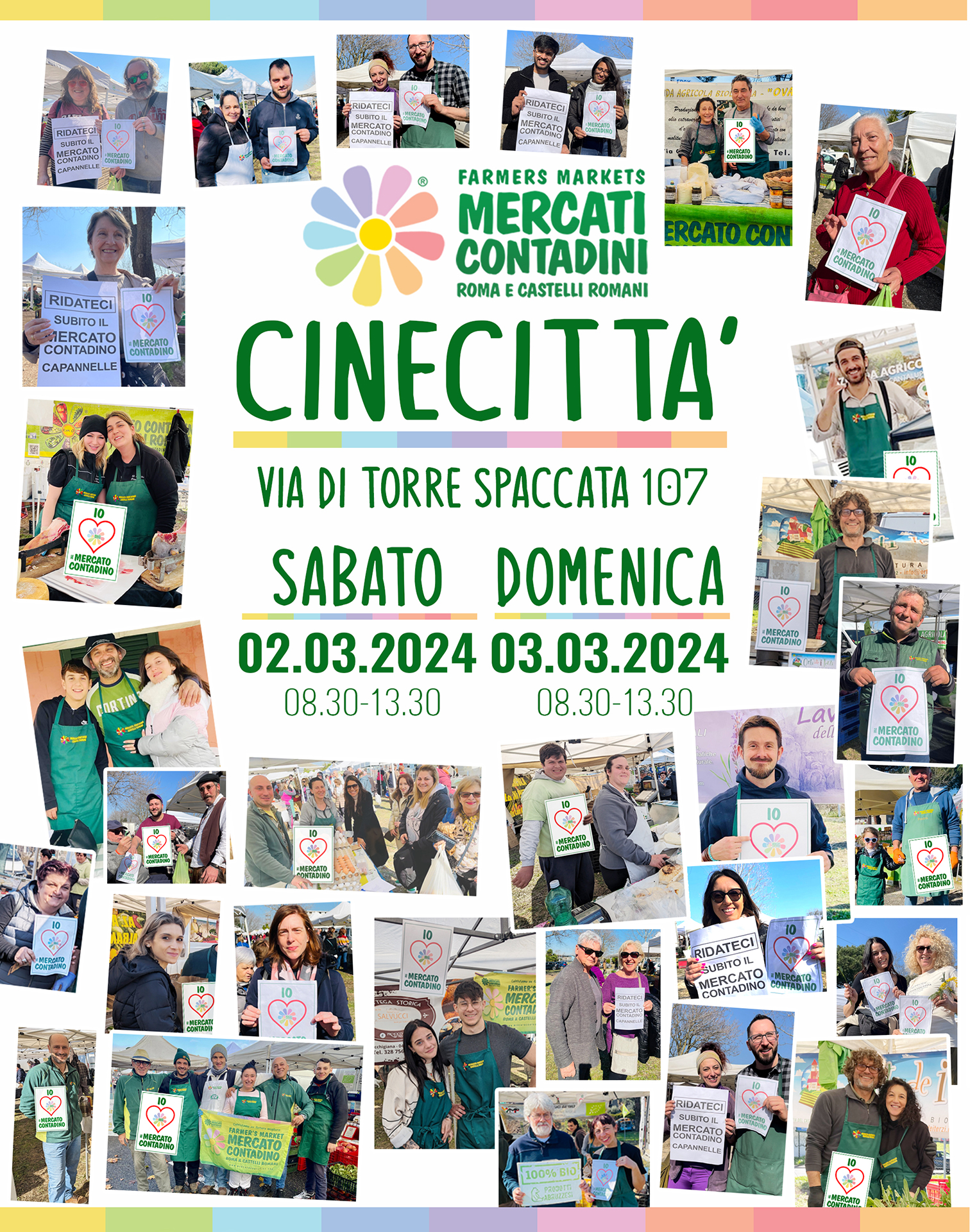 mercato contadino cinecitta capannelle appia roma