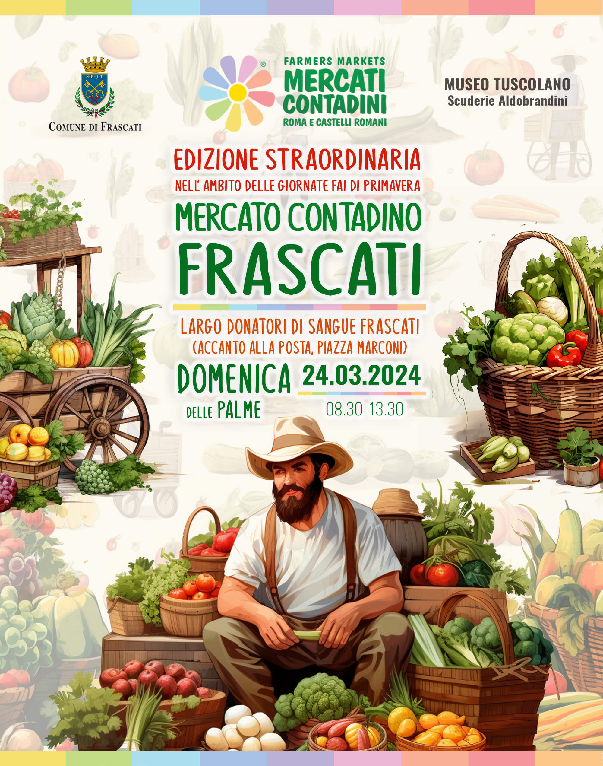 frascati mercato contadino domenica marzo 2024