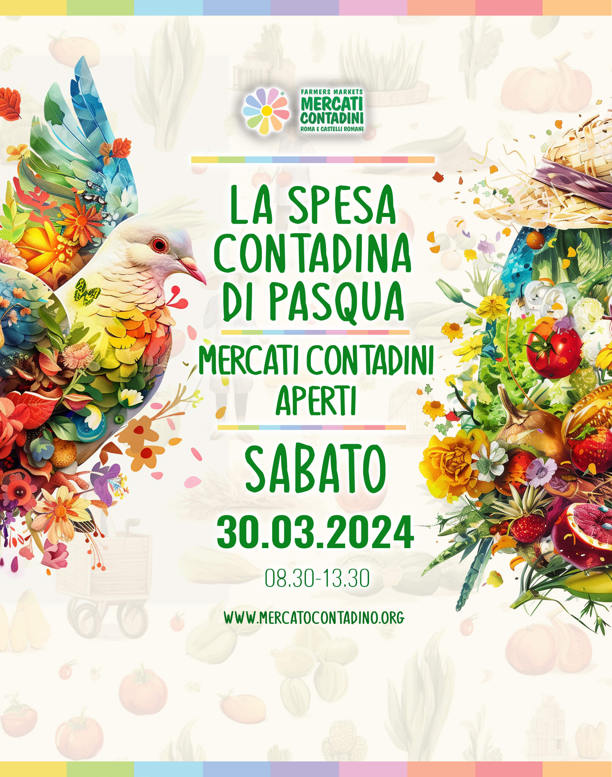 mercati contadini 2024 roma castelli romani pasqua