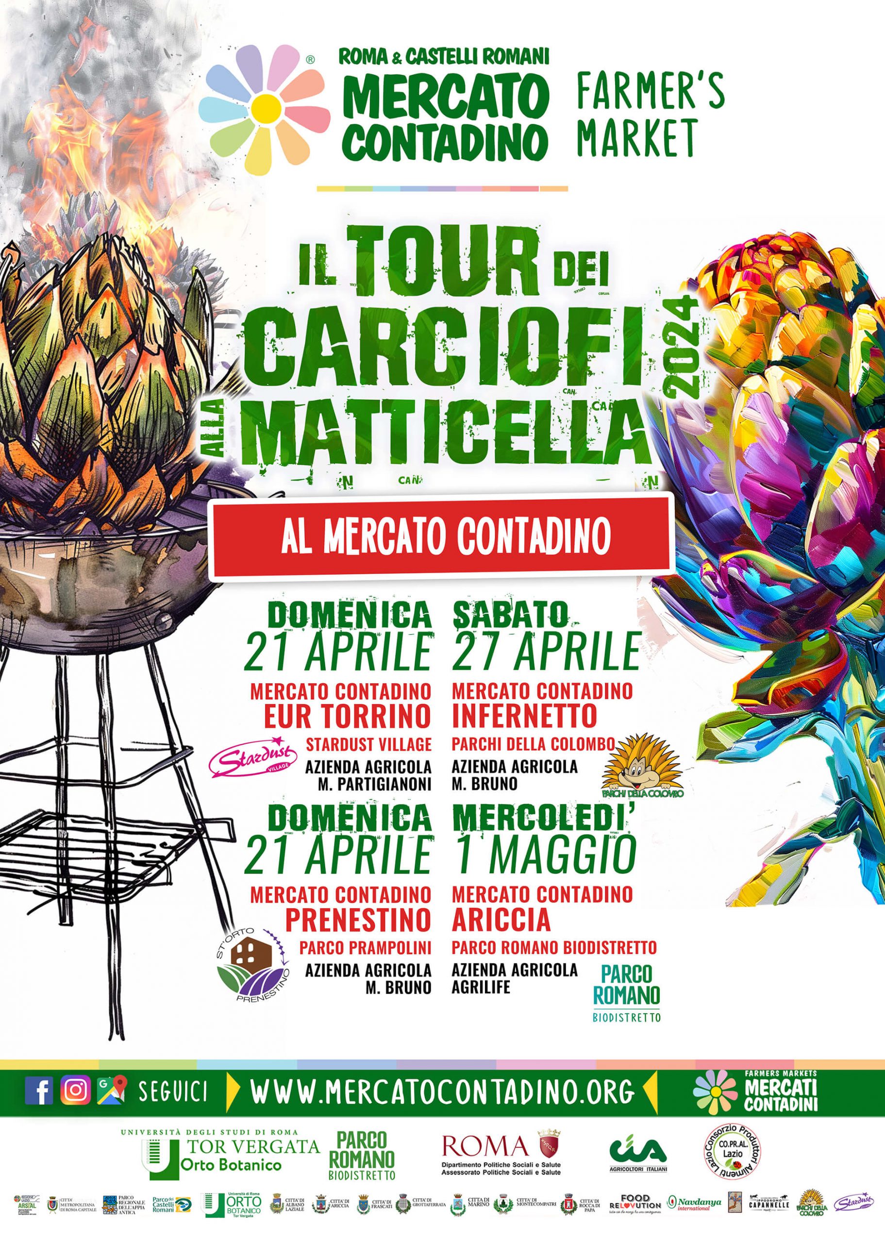 carciofi matticella 2024 mercato contadino