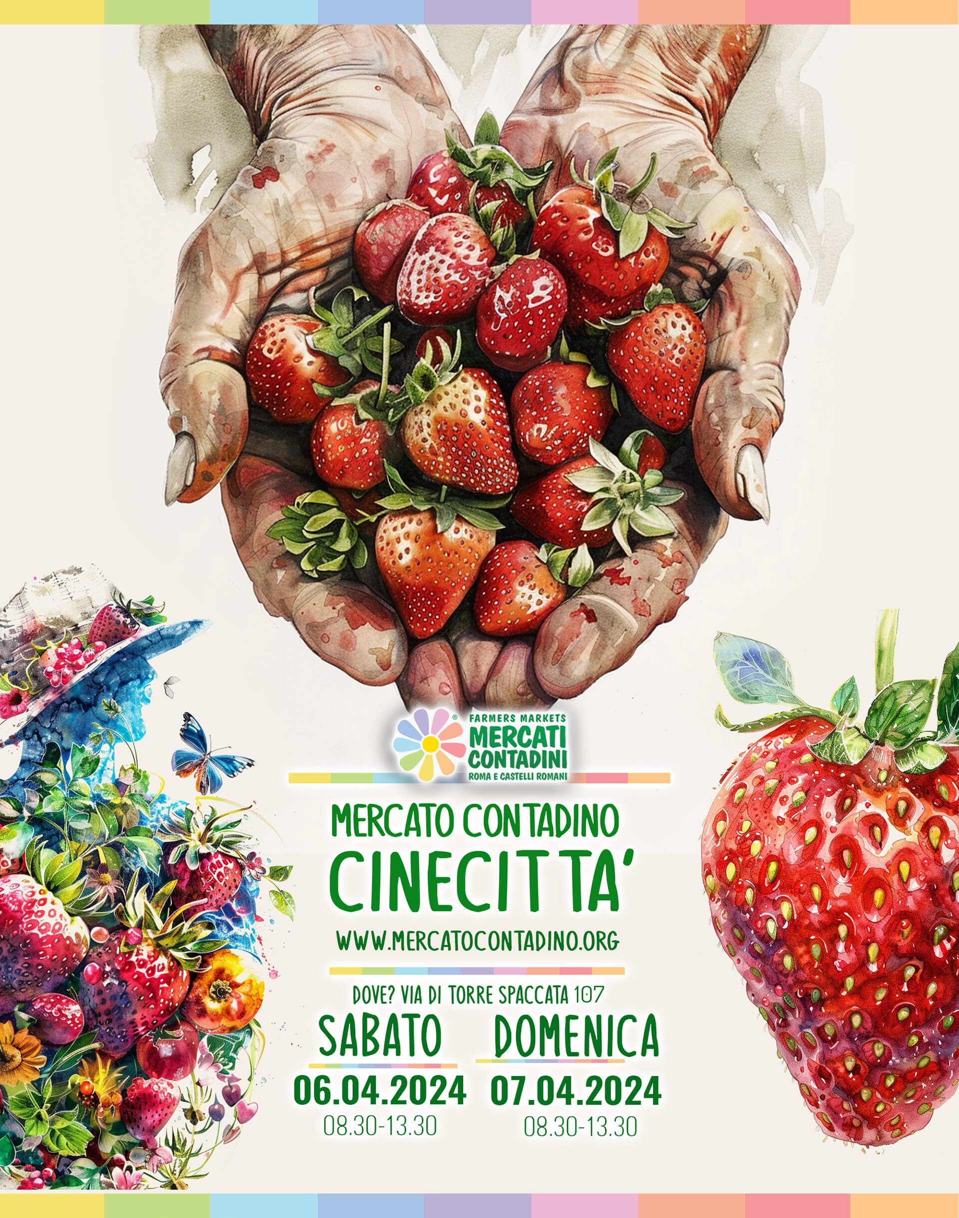 mercati contadini aprile roma castelli romani