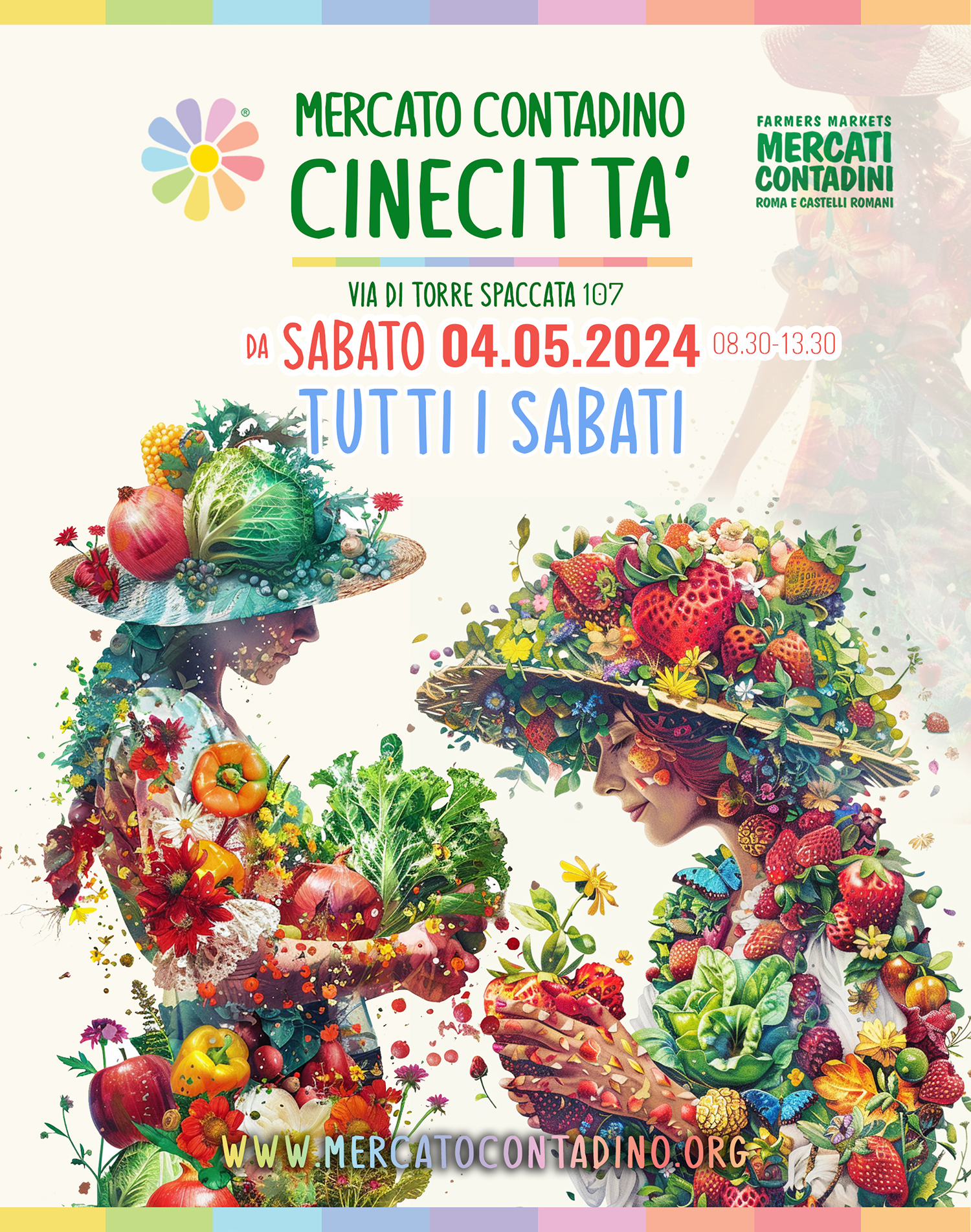 mercato contadino cinecitta ritorna domenica maggio filiera corta