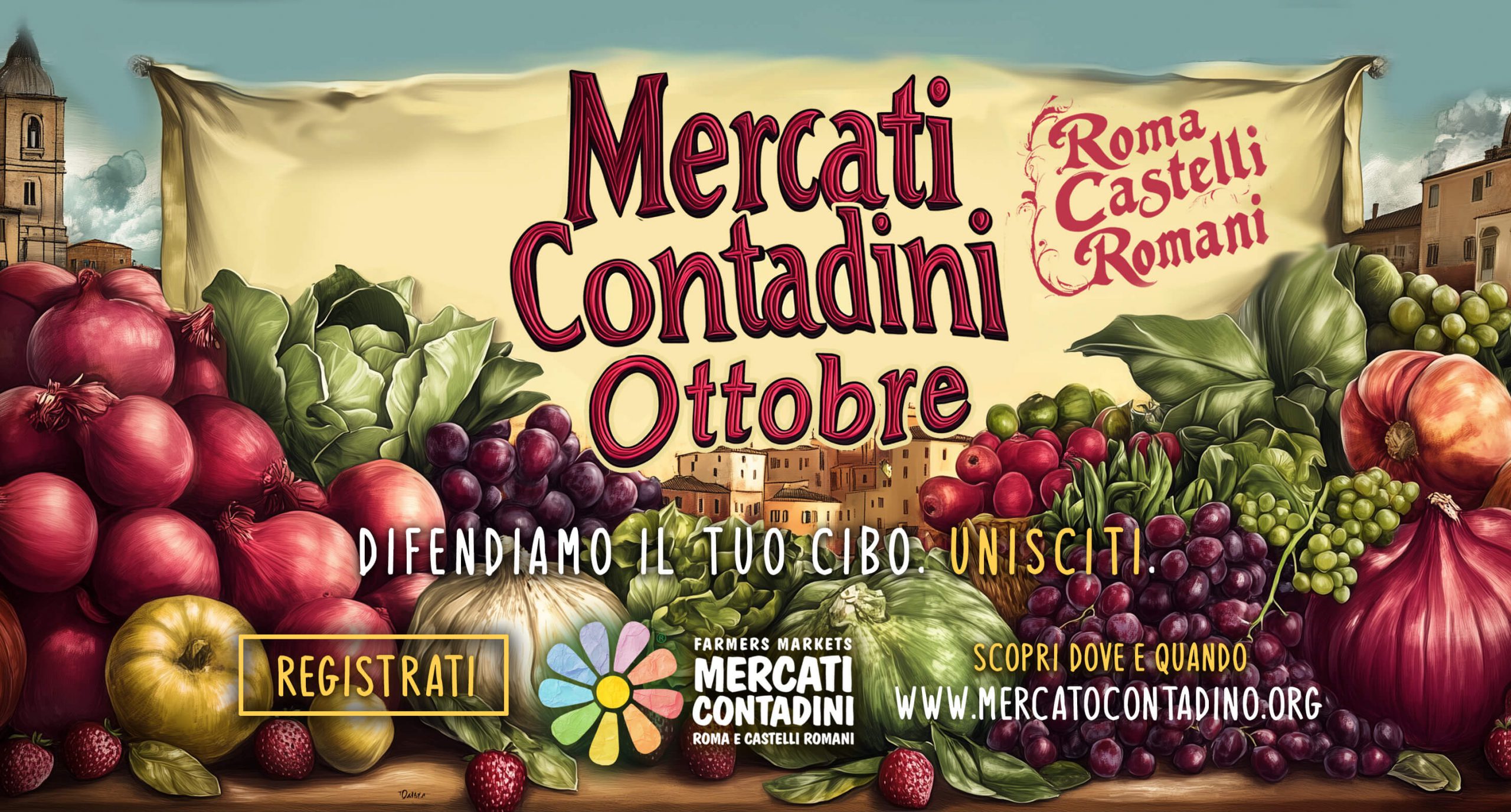 OTTOBRE 2024 MERCATI CONTADINI ROMA E CASTELLI ROMANI