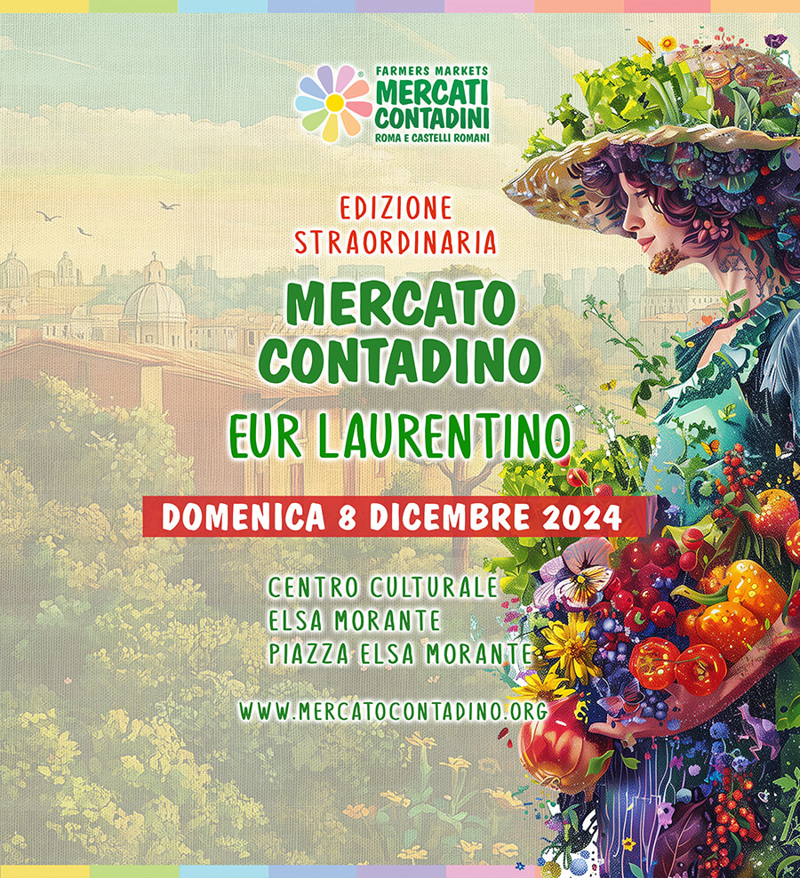 roma 8 dicembre 2024 eur laurentino mercato contadino