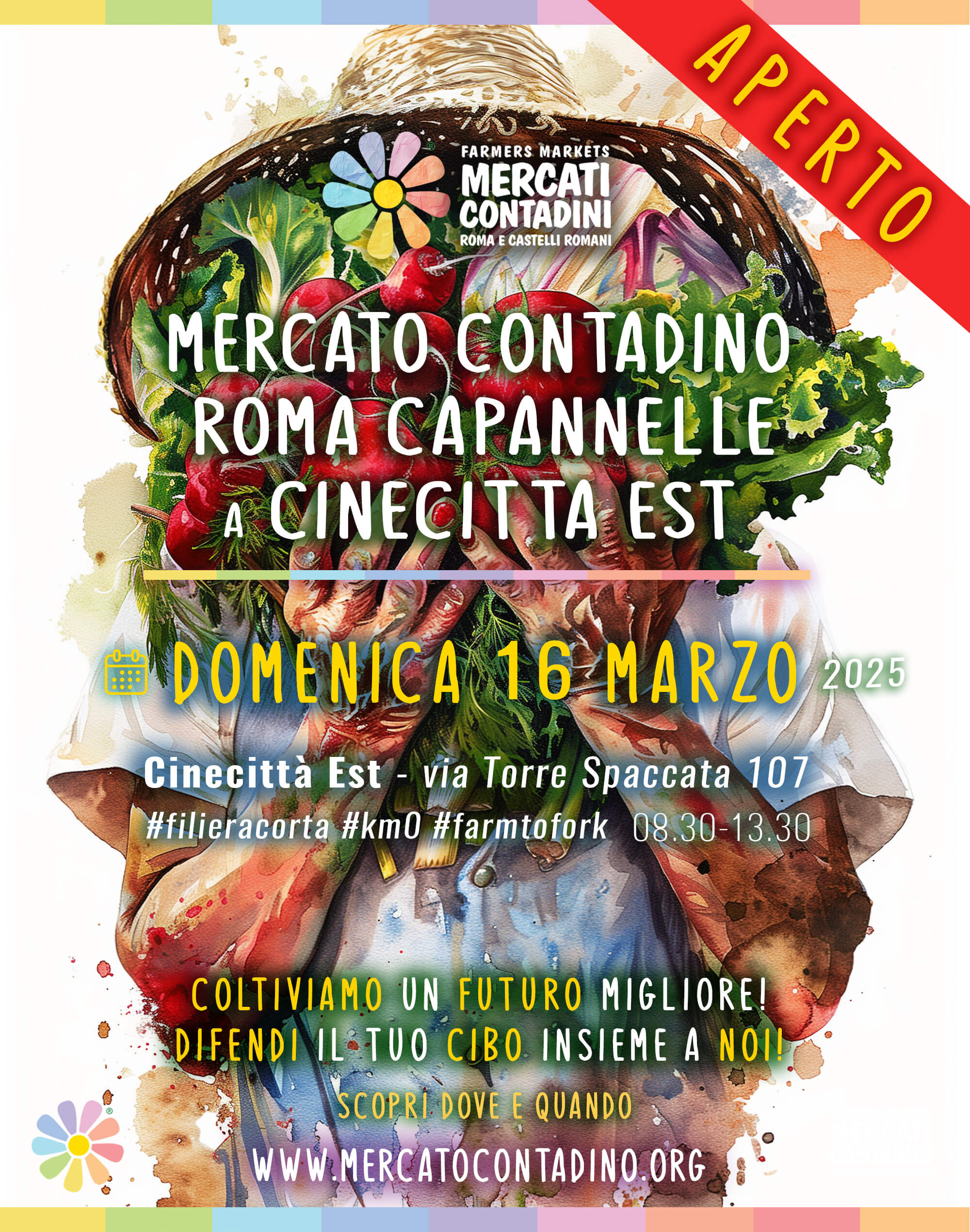 capannelle sabato domenica 16 marzo 2025 a roma cinecitta capannelle roma mercato contadino farmer market