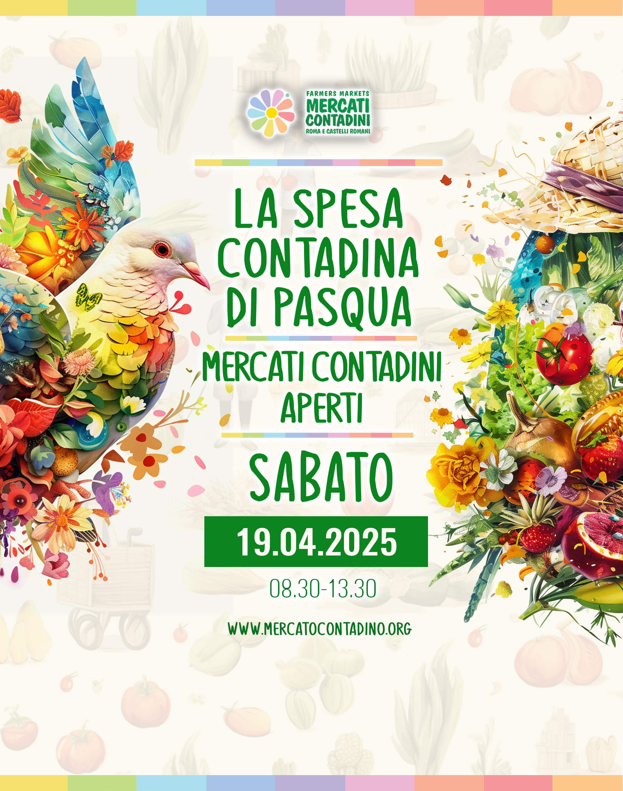 mercati contadini 2025 roma castelli romani pasqua