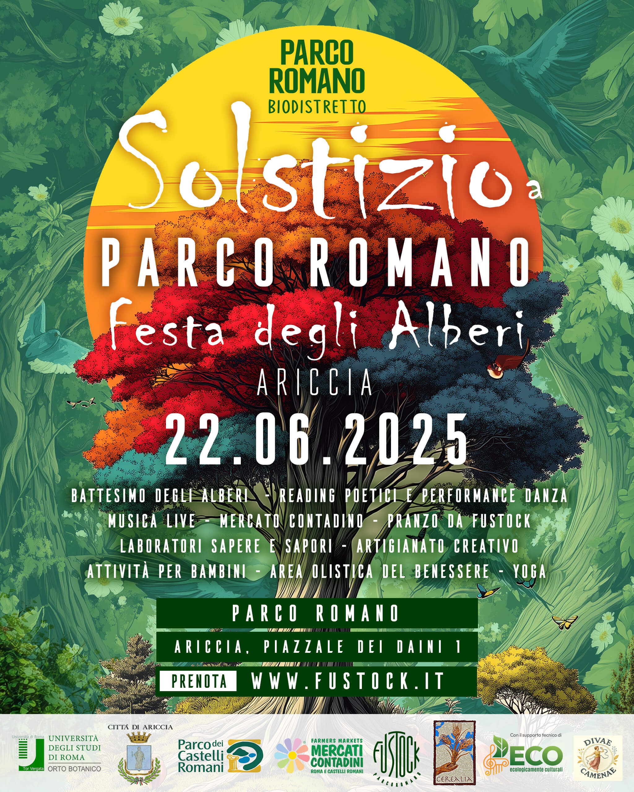 solstizio parco romano ariccia 2025 fustock
