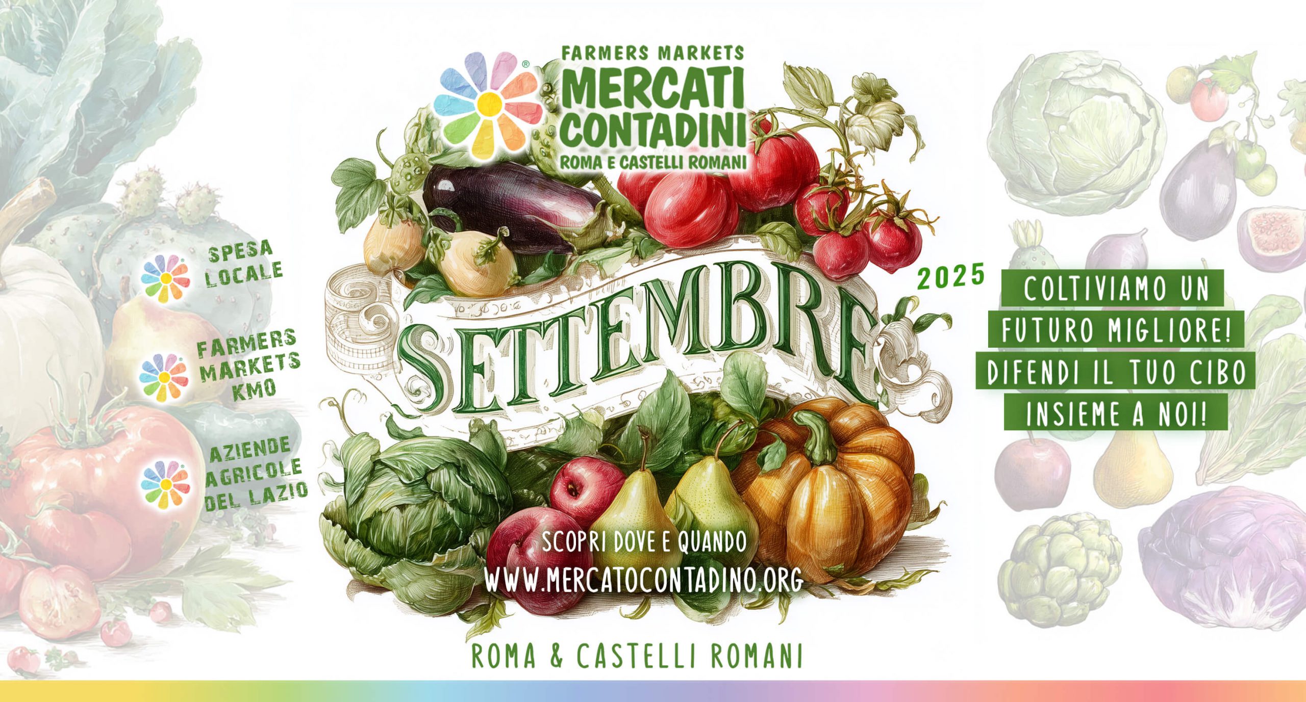 mercati contadini settembre-2025 roma castelli romani farmer's market