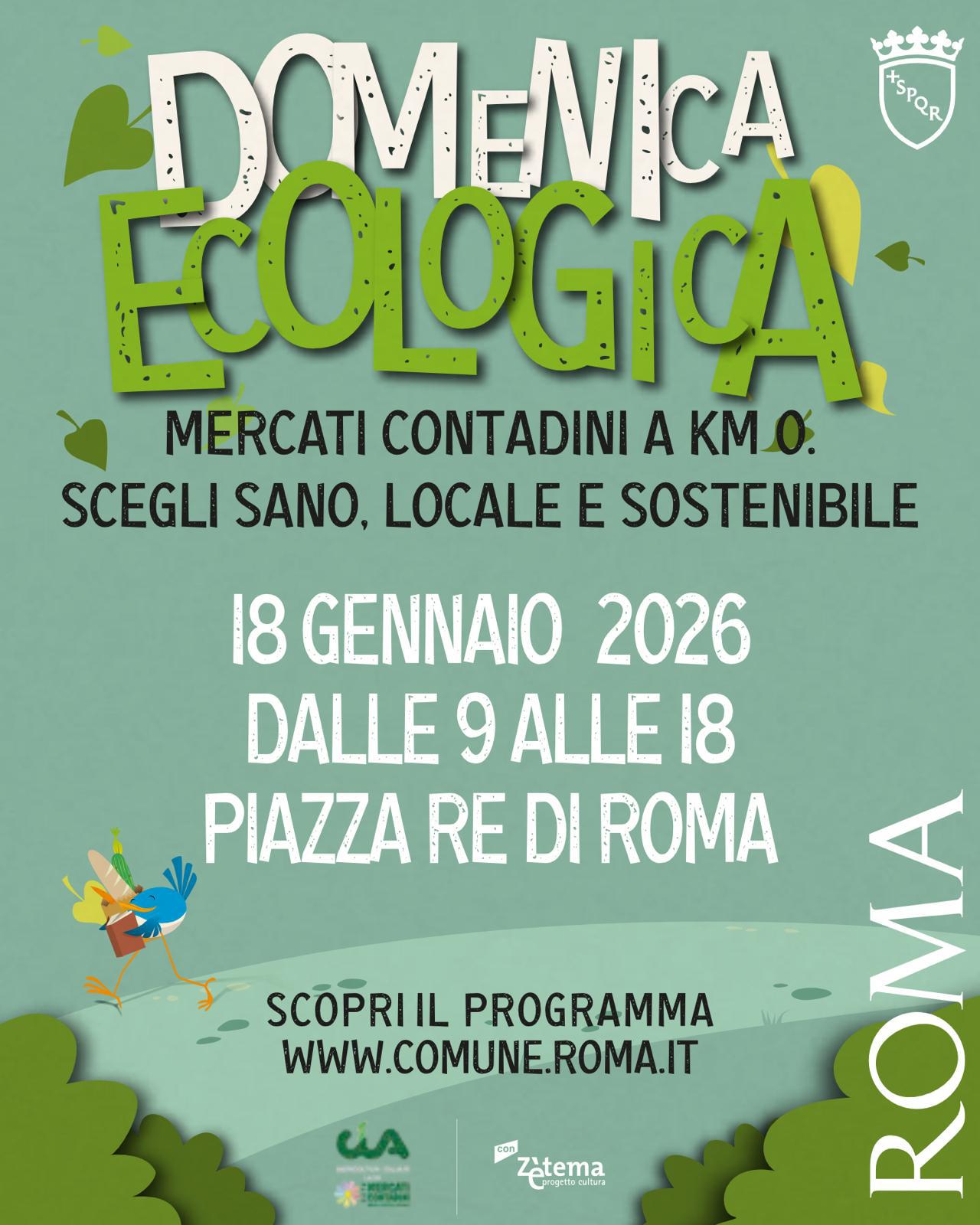 domenica ecologica mercato contadino roma castelli romani