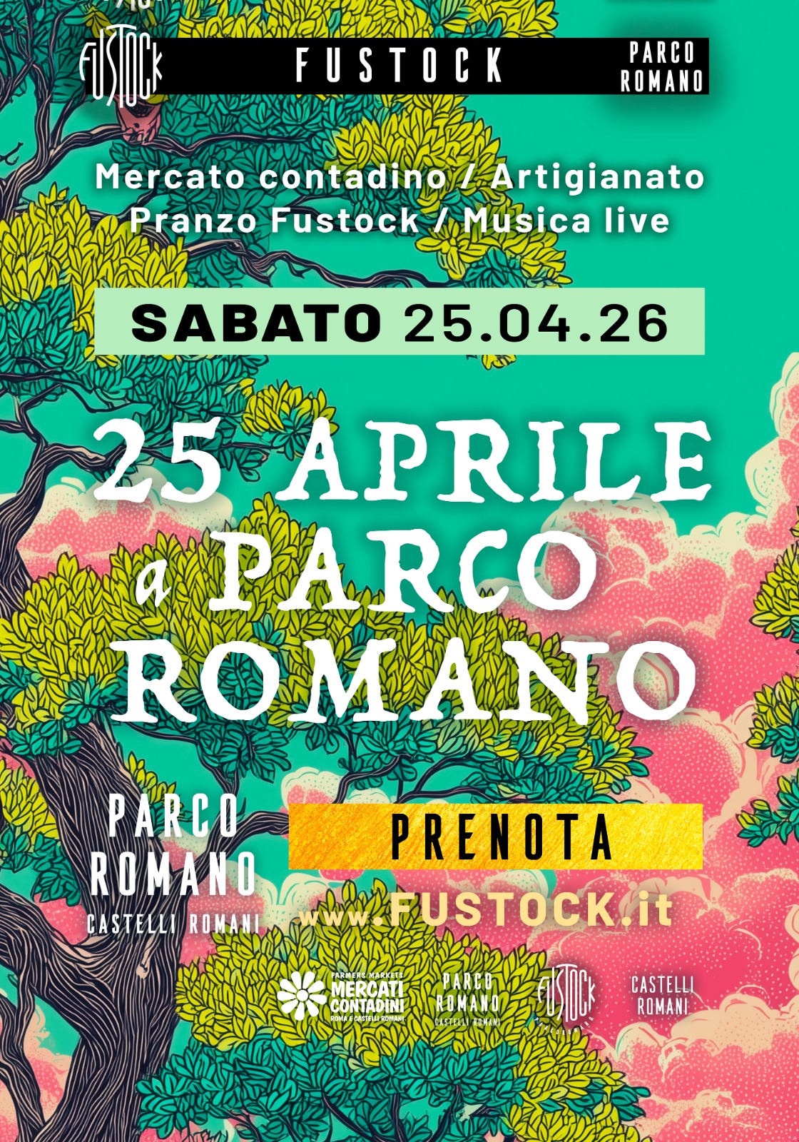 fustock 25 aprile parco romano ariccia