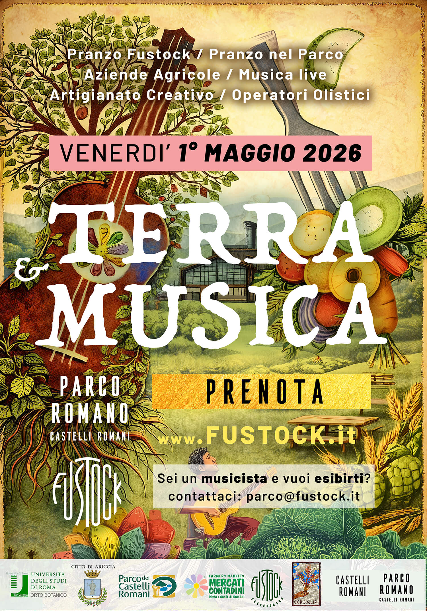 roma terra musica fustock 1 maggio parco romano primo maggio