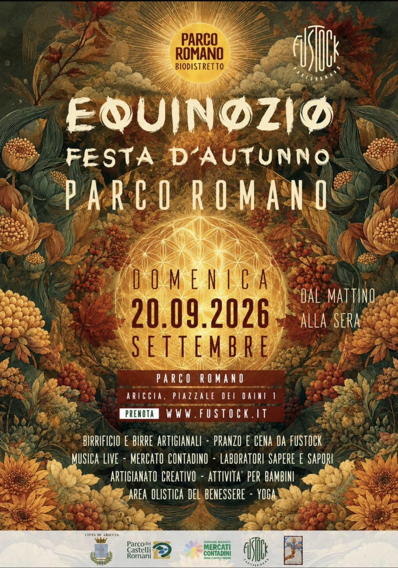 Equinozio – Festa d’Autunno 2026 a Parco Romano Biodistretto